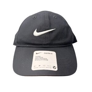 Nike Toddler Just Do It Baseball Cap Gray Swoosh Adjustable Strap 2T/4T Boy Girl